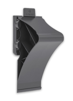 Wheel chock incl. holder for car trailers - Lokhen NANO